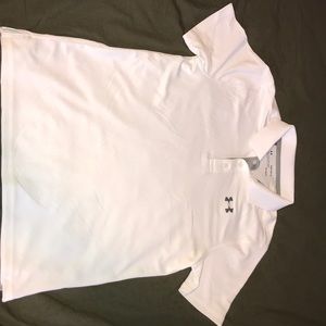 Boys Under Armour polo shirt. Size youth large